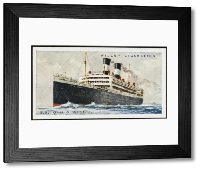 Framed Print : Steamship giulio Cesare Framed Print : Steamship giulio Cesare
