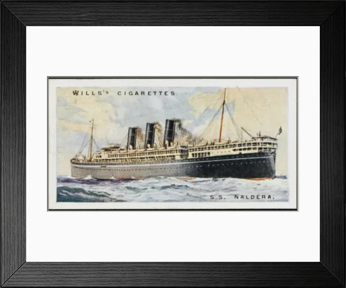 Framed Print : STEAMSHIP NALDERA Framed Print : STEAMSHIP NALDERA