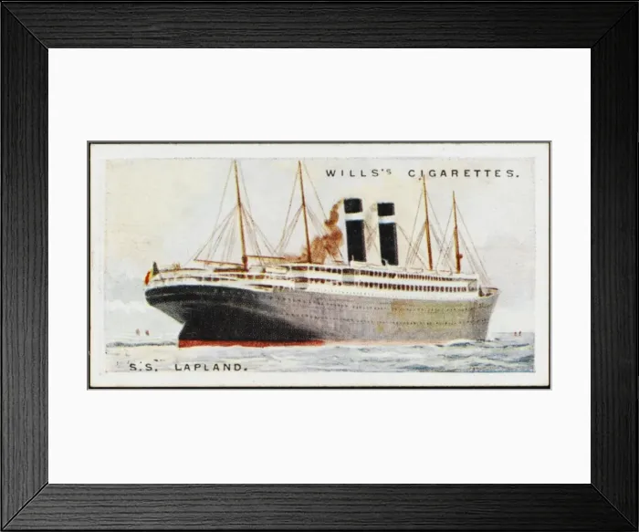 Framed Print : STEAMSHIP LAPLAND Framed Print : STEAMSHIP LAPLAND