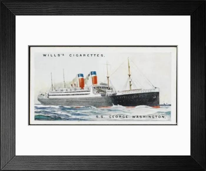 Framed Print : Ss GEORGE WASHINGTON Framed Print : Ss GEORGE WASHINGTON
