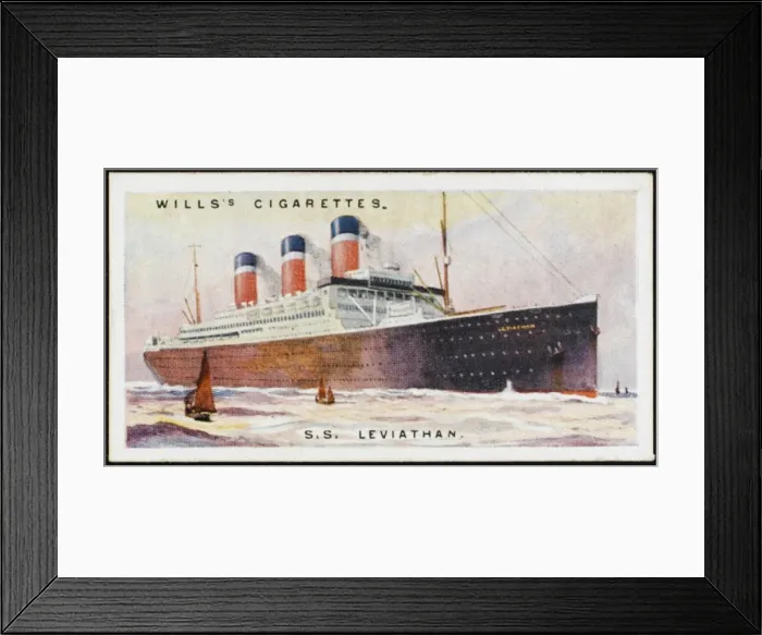 Framed Print : STEAMSHIP LEVIATHAN Framed Print : STEAMSHIP LEVIATHAN