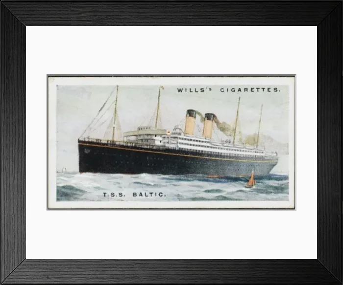Framed Print : STEAMSHIP BALTIC Framed Print : STEAMSHIP BALTIC