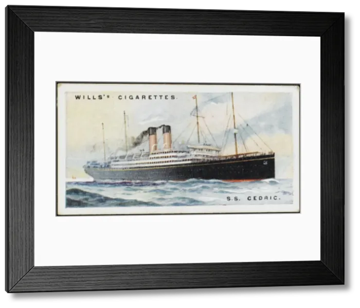 Framed Print : STEAMSHIP CEDRIC Framed Print : STEAMSHIP CEDRIC