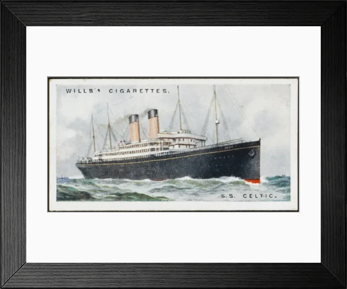 Framed Print : STEAMSHIP CELTIC Framed Print : STEAMSHIP CELTIC