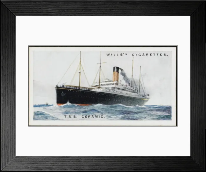 Framed Print : STEAMSHIP CERAMIC Framed Print : STEAMSHIP CERAMIC