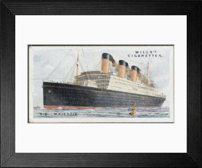 Framed Print : STEAMSHIP MAJESTIC Framed Print : STEAMSHIP MAJESTIC