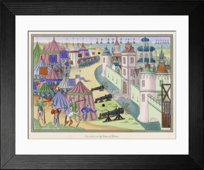 Framed Print : Tunisia / Froissart / 1390 Framed Print : Tunisia / Froissart / 1390