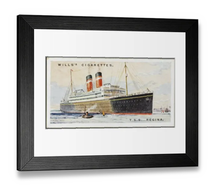 Framed Print : STEAMSHIP REGINA Framed Print : STEAMSHIP REGINA
