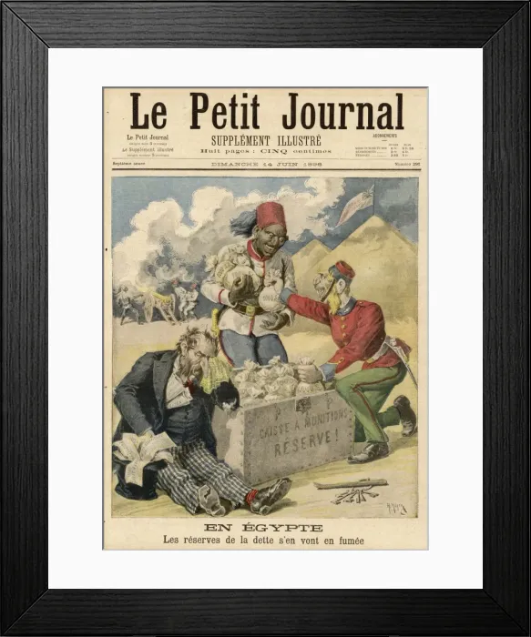Framed Print : Egypt / Cartoon / Uk as Wolf Framed Print : Egypt / Cartoon / Uk as Wolf