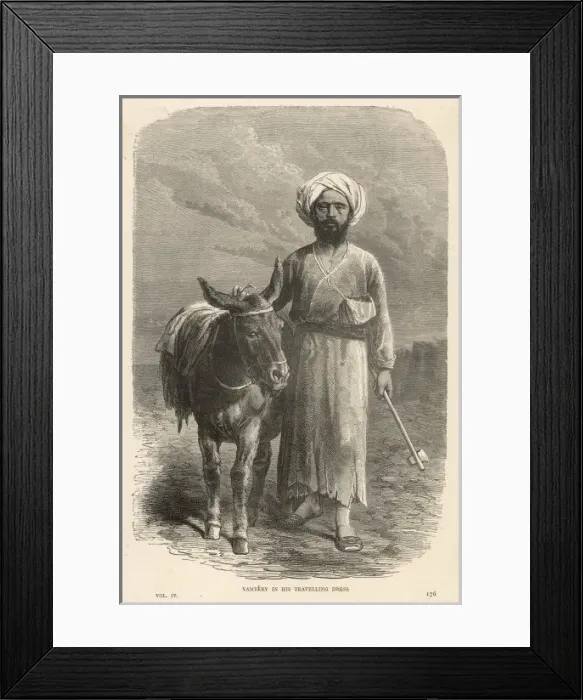 Framed Print : Vambery Explores Asia Framed Print : Vambery Explores Asia