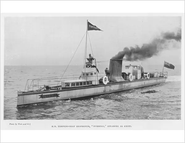 Turbinia - the first steam turbine-powered steamship