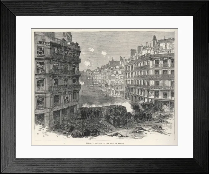 Framed Print : Commune / Street Fighting Framed Print : Commune / Street Fighting