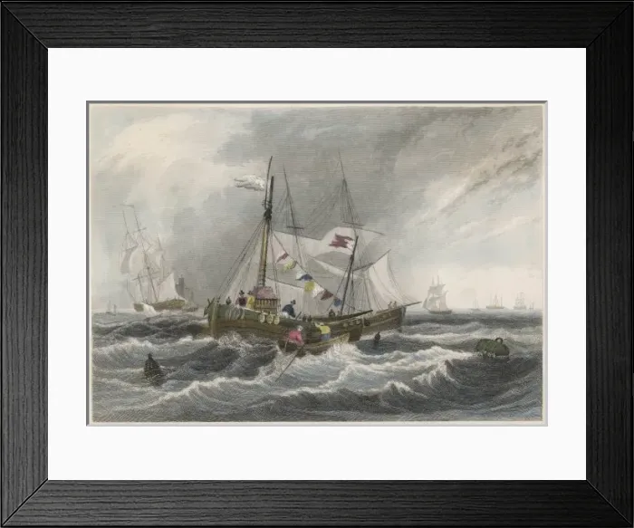 Framed Print : Lightship at the Nore Framed Print : Lightship at the Nore
