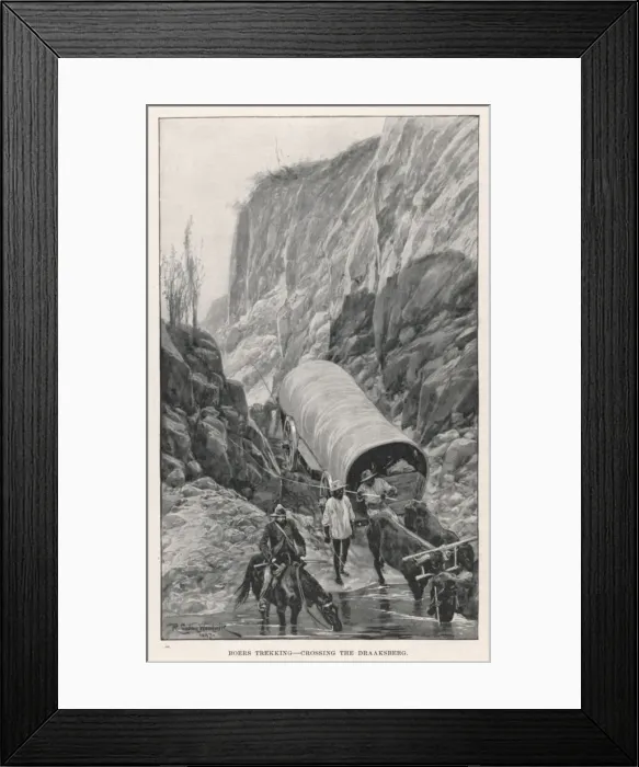 Framed Print : Great Trek / S. Africa Framed Print : Great Trek / S. Africa