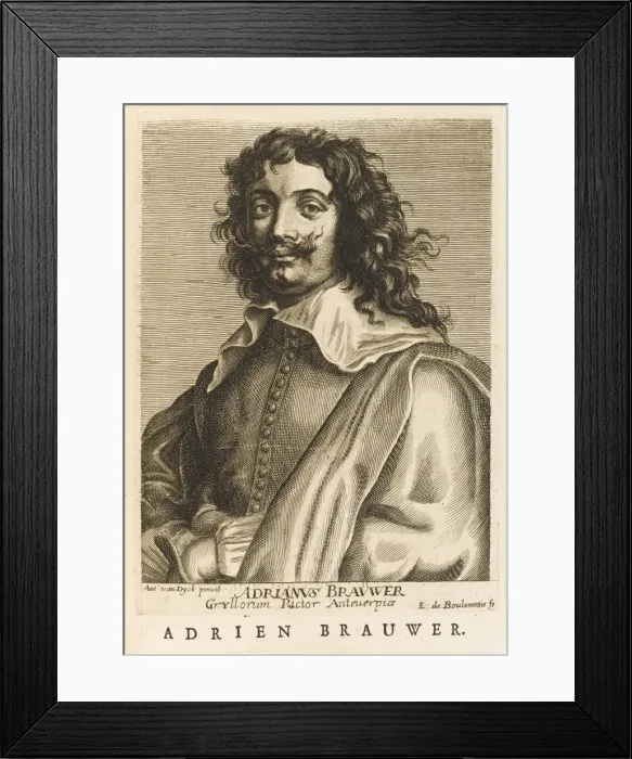 Framed Print : Adrian Brauwer  /  Boulonois