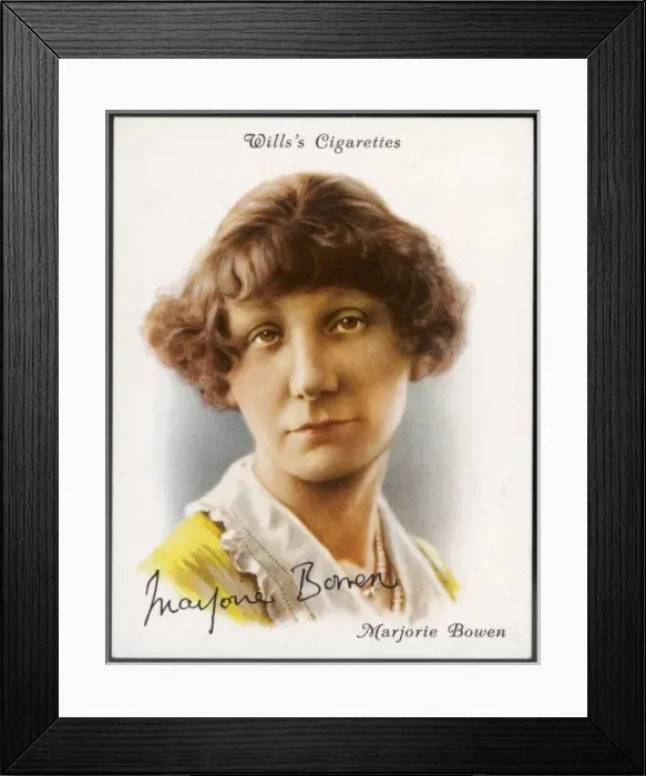Framed Print : Marjorie Bowen / Cig Card Framed Print : Marjorie Bowen / Cig Card