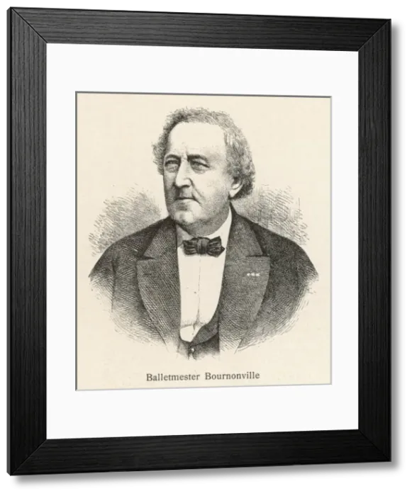 Framed Print : Auguste Bournonville Framed Print : Auguste Bournonville