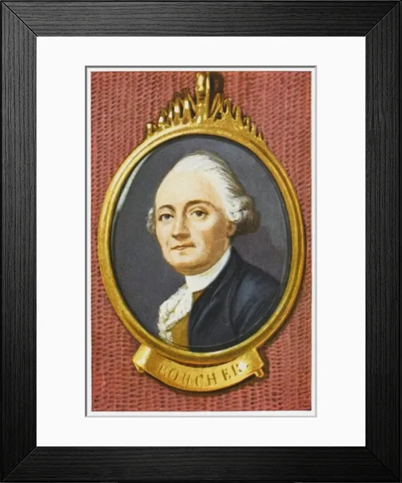 Framed Print : Francois Boucher / Miniat Framed Print : Francois Boucher / Miniat
