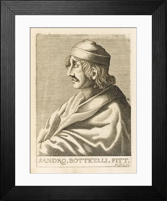 Framed Print : S Botticelli / Larmessin Framed Print : S Botticelli / Larmessin