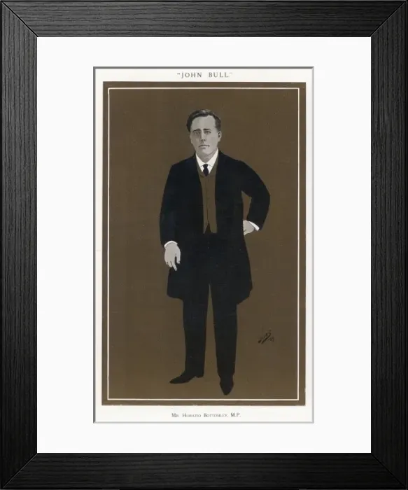 Framed Print : Horatio Bottomley / T & C Framed Print : Horatio Bottomley / T & C