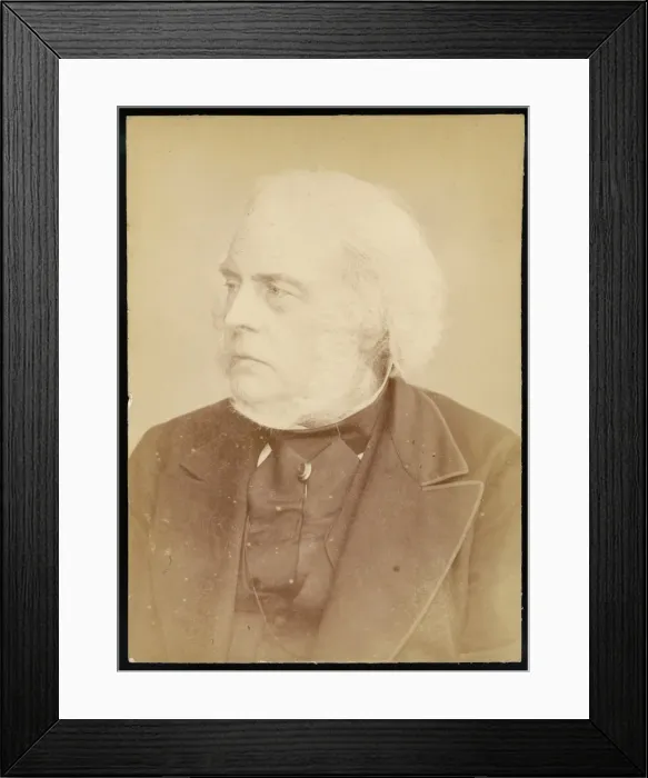 Framed Print : John Bright / Sepia Photo Framed Print : John Bright / Sepia Photo