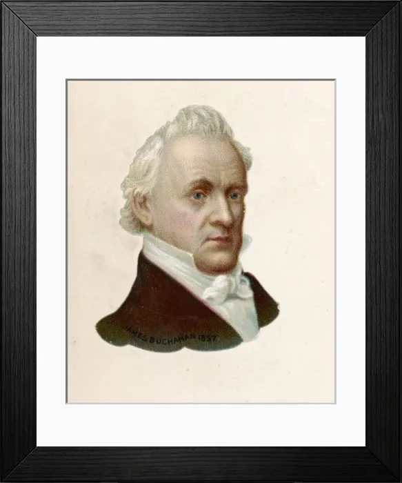 Framed Print : Buchanan / Scrap / 1880 Framed Print : Buchanan / Scrap / 1880