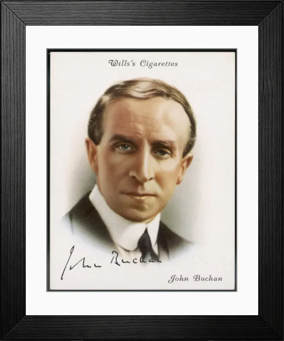 Framed Print : John Buchan / Cig Card Framed Print : John Buchan / Cig Card