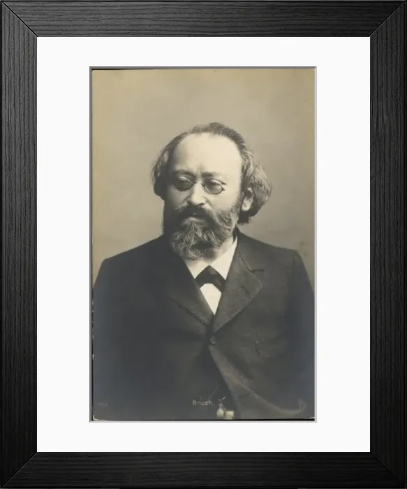 Framed Print : Max Bruch / Postcard Framed Print : Max Bruch / Postcard
