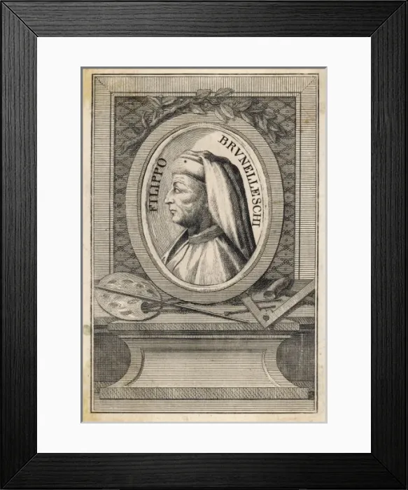 Framed Print : F Brunelleschi / Anon Eng Framed Print : F Brunelleschi / Anon Eng