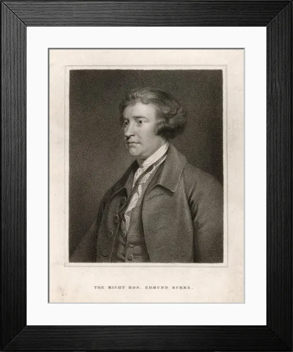 Framed Print : Edmund Burke / Reynolds Framed Print : Edmund Burke / Reynolds