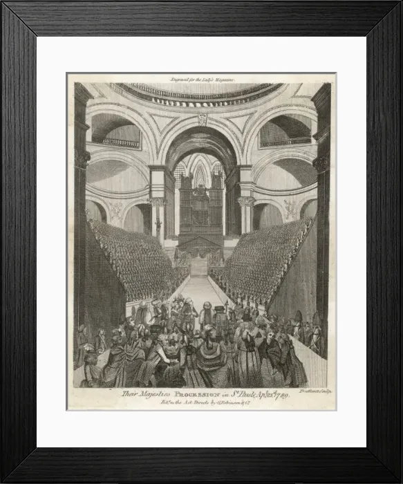 Framed Print : Events / Britain / 1789 Framed Print : Events / Britain / 1789