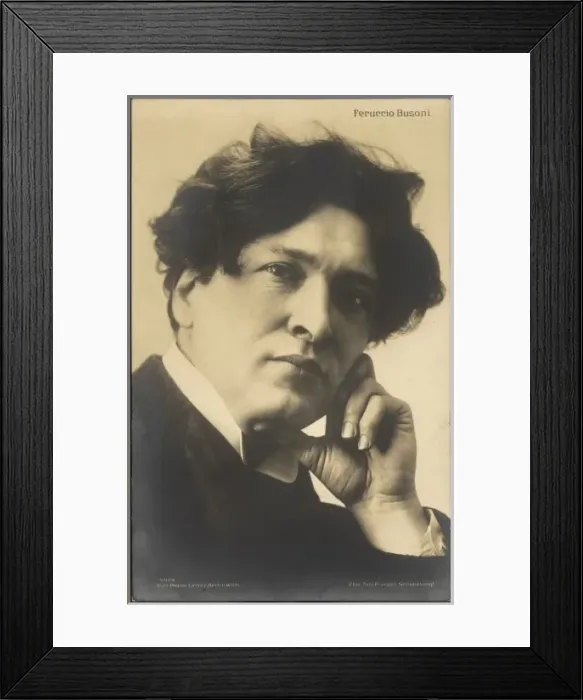 Framed Print : Fb Busoni / Full Face Framed Print : Fb Busoni / Full Face