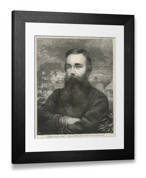 Framed Print : Robert O hara Burke Framed Print : Robert O hara Burke