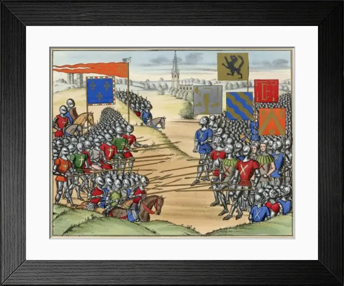 Framed Print : French Defeat Flemish Framed Print : French Defeat Flemish