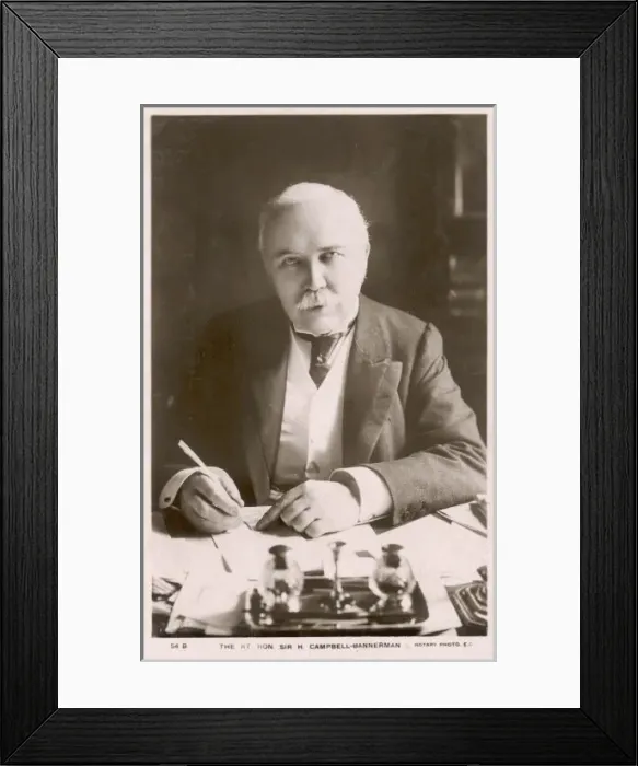 Framed Print : Campbell-Bannerman  /  Postc