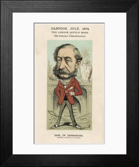 Framed Print : Henry 4th Earl Carnarvon Framed Print : Henry 4th Earl Carnarvon