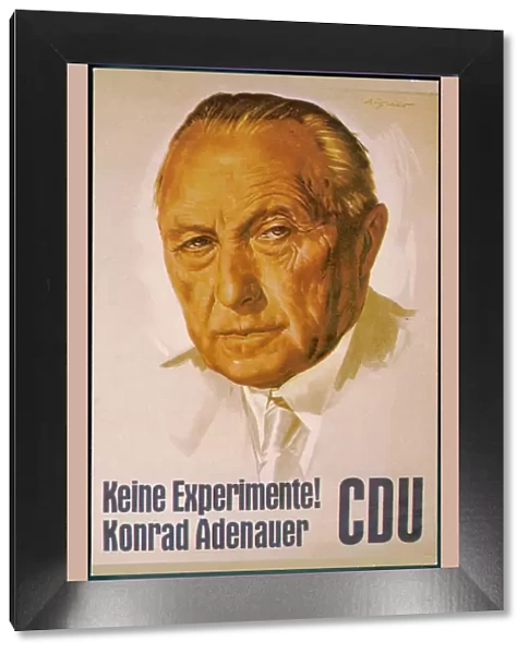 Konrad Adenauer Campaign Poster