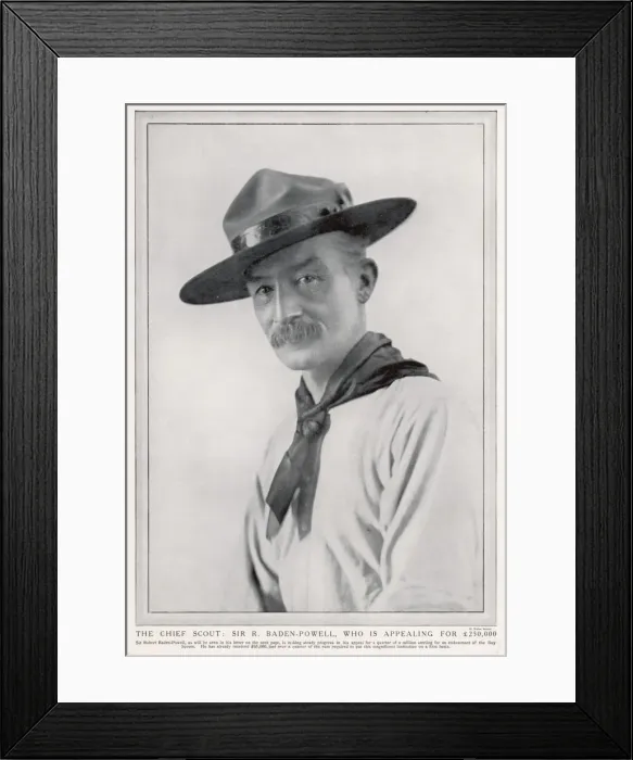 Framed Print : Baden-Powell / Hw Barnett Framed Print : Baden-Powell / Hw Barnett