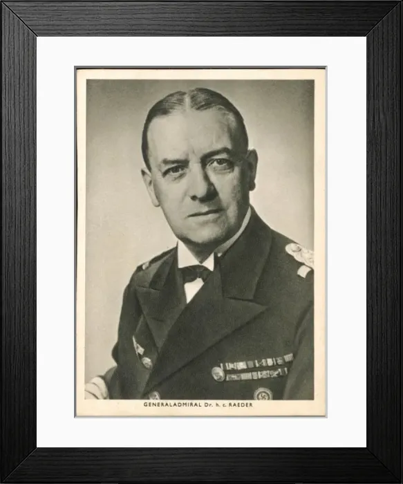 Framed Print : Erich Raeder Framed Print : Erich Raeder