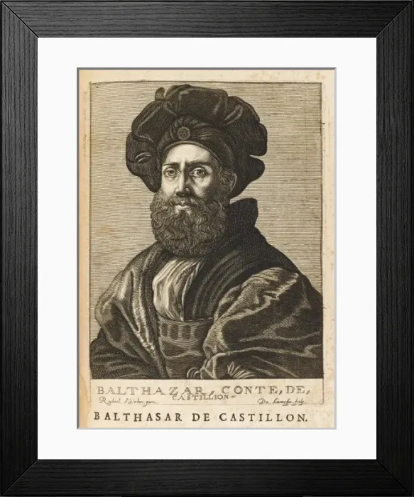 Framed Print : B Castiglione / Larmessin Framed Print : B Castiglione / Larmessin