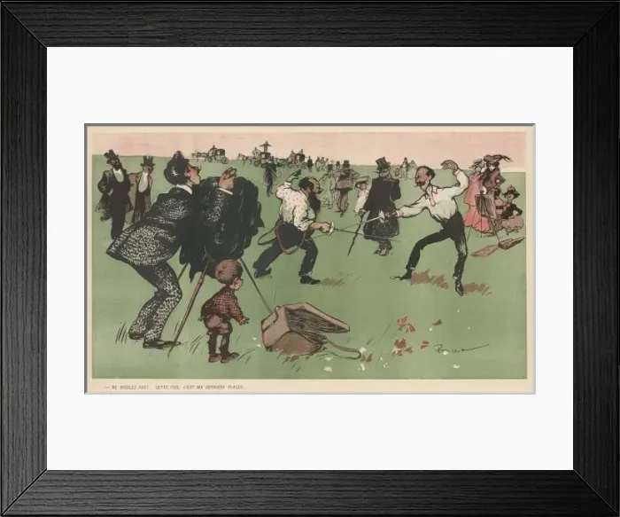 Framed Print : Duel as Spectacle Framed Print : Duel as Spectacle