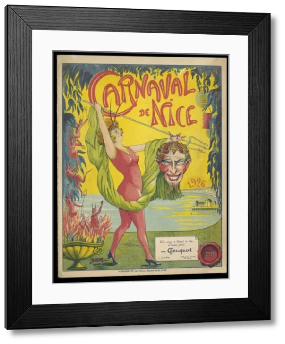 Framed Print : Caranaval De Nice, 1926 Framed Print : Caranaval De Nice, 1926