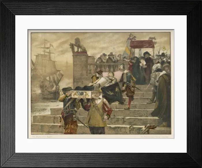 Framed Print : Body of G. Adolphus / 1632 Framed Print : Body of G. Adolphus / 1632