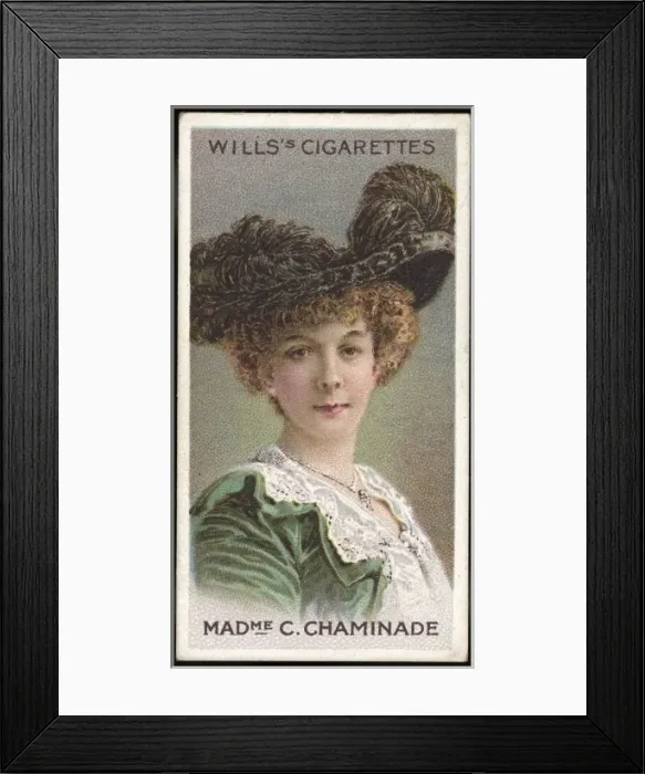 Framed Print : Chaminade / Cig Card Framed Print : Chaminade / Cig Card