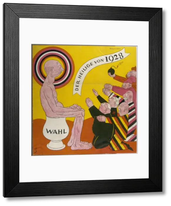 Framed Print : Woing the Voter / Germany Framed Print : Woing the Voter / Germany