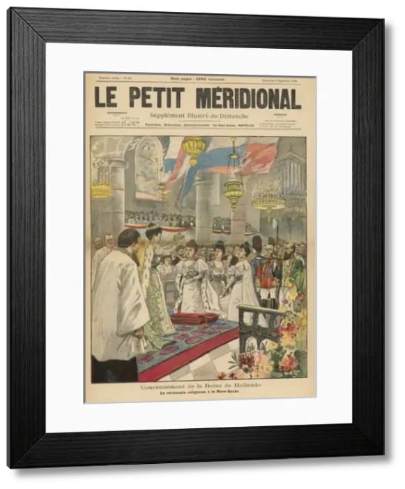 Framed Print : Willhemina Crowned / 1898 Framed Print : Willhemina Crowned / 1898