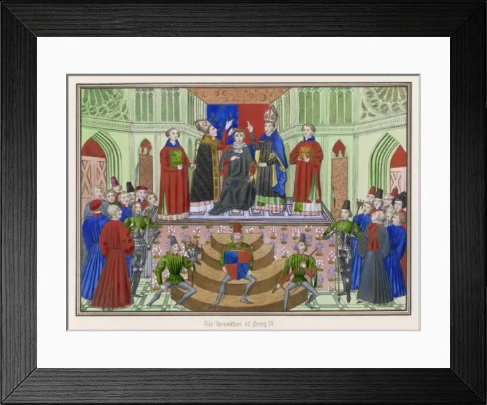 Framed Print : 1399 / Henry IV Crowned Framed Print : 1399 / Henry IV Crowned