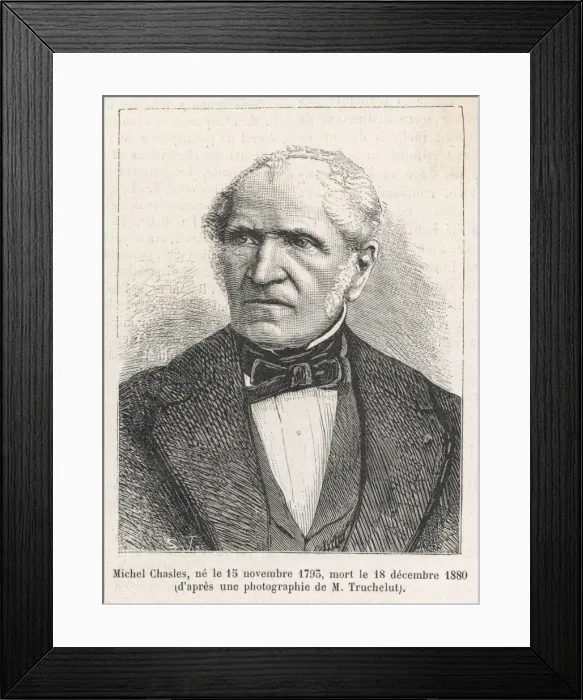 Framed Print : Michel Chasles / Truchelut Framed Print : Michel Chasles / Truchelut