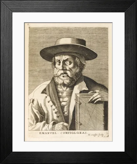 Framed Print : Manuel Chrysoloras / Larme Framed Print : Manuel Chrysoloras / Larme