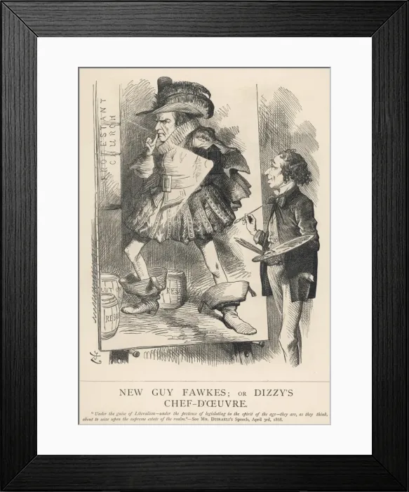 Framed Print : 1868 / Disraeli Paints Framed Print : 1868 / Disraeli Paints